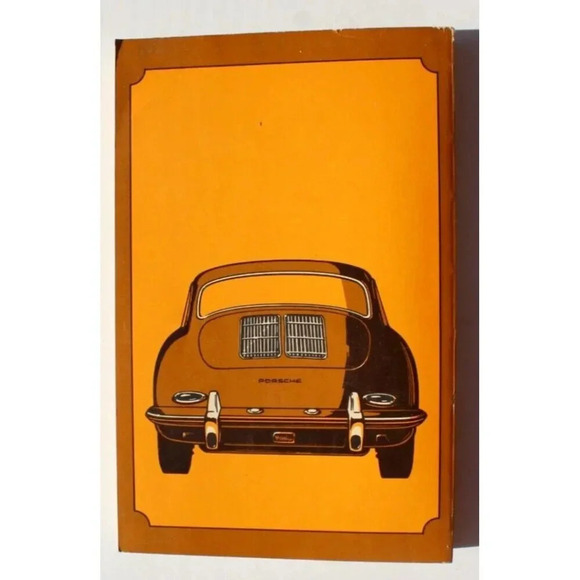 Vintage 1965 Orange Porsche Technical Manual by Henry Elfrink 3rd Edition - Picture 3 of 3